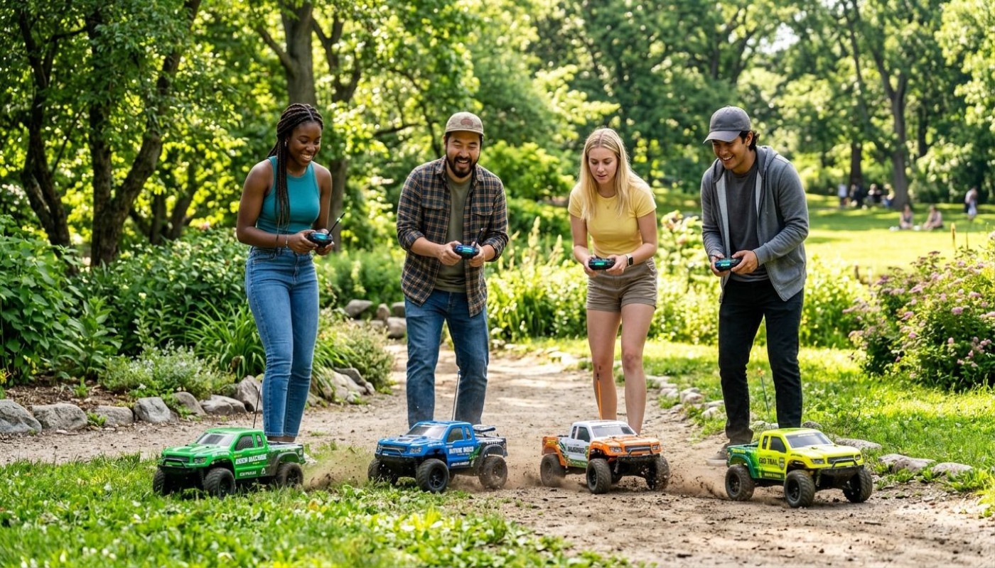Comment organiser un événement de course de camions télécommandés écologique ?